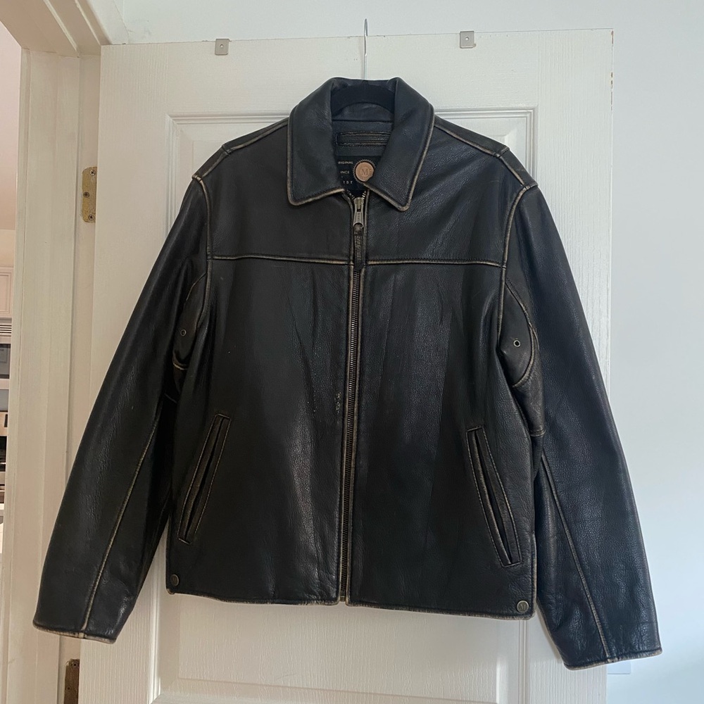 Heavy Duty Vintage Leather Jacket